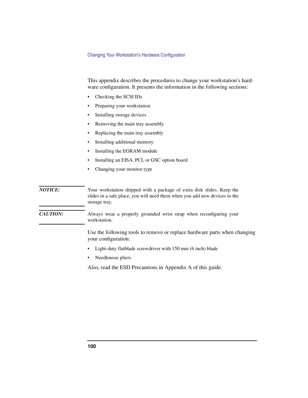 Compaq C360, C240, C180, C200, C160 manual Also, read the ESD Precautions in Appendix a of this guide 