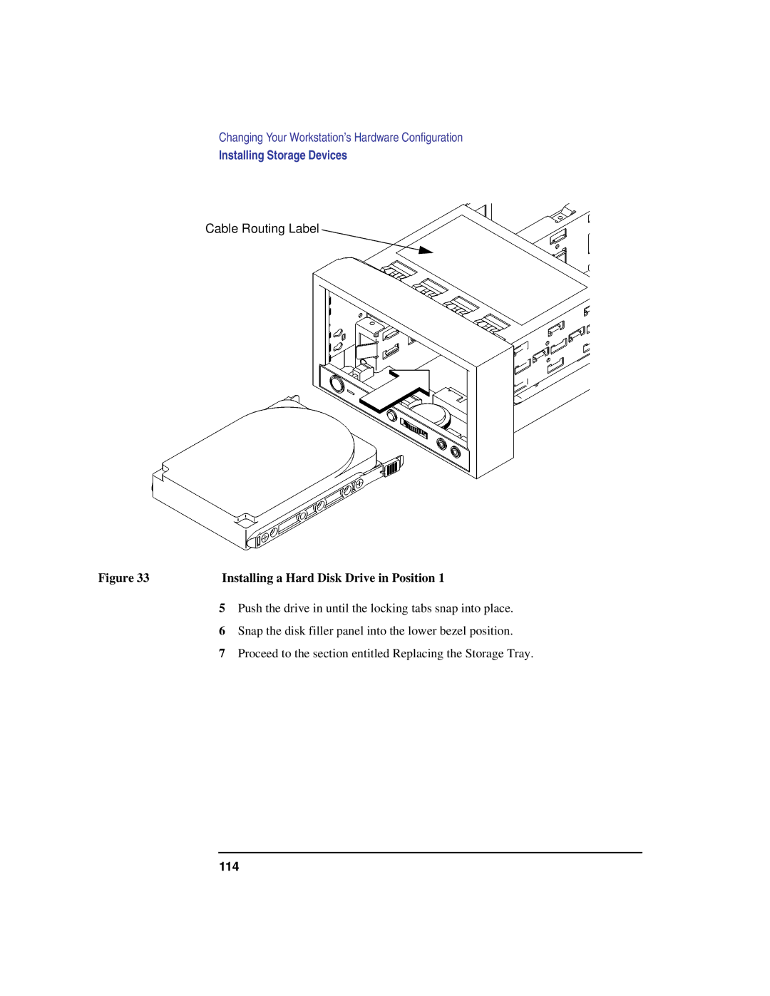 Compaq C200, C240, C180, C360, C160 manual Installing a Hard Disk Drive in Position 