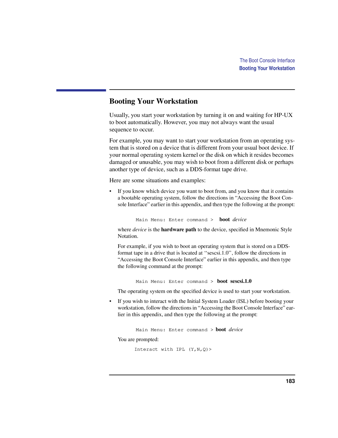 Compaq C180, C240, C200, C360, C160 manual Booting Your Workstation 