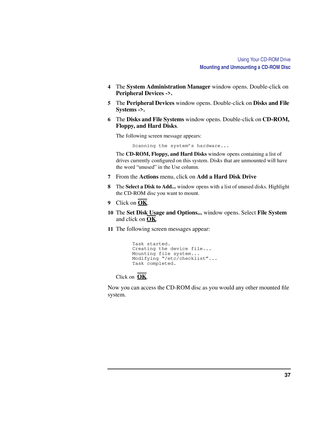 Compaq C240, C180, C200, C360, C160 manual Peripheral Devices, Systems, From the Actions menu, click on Add a Hard Disk Drive 