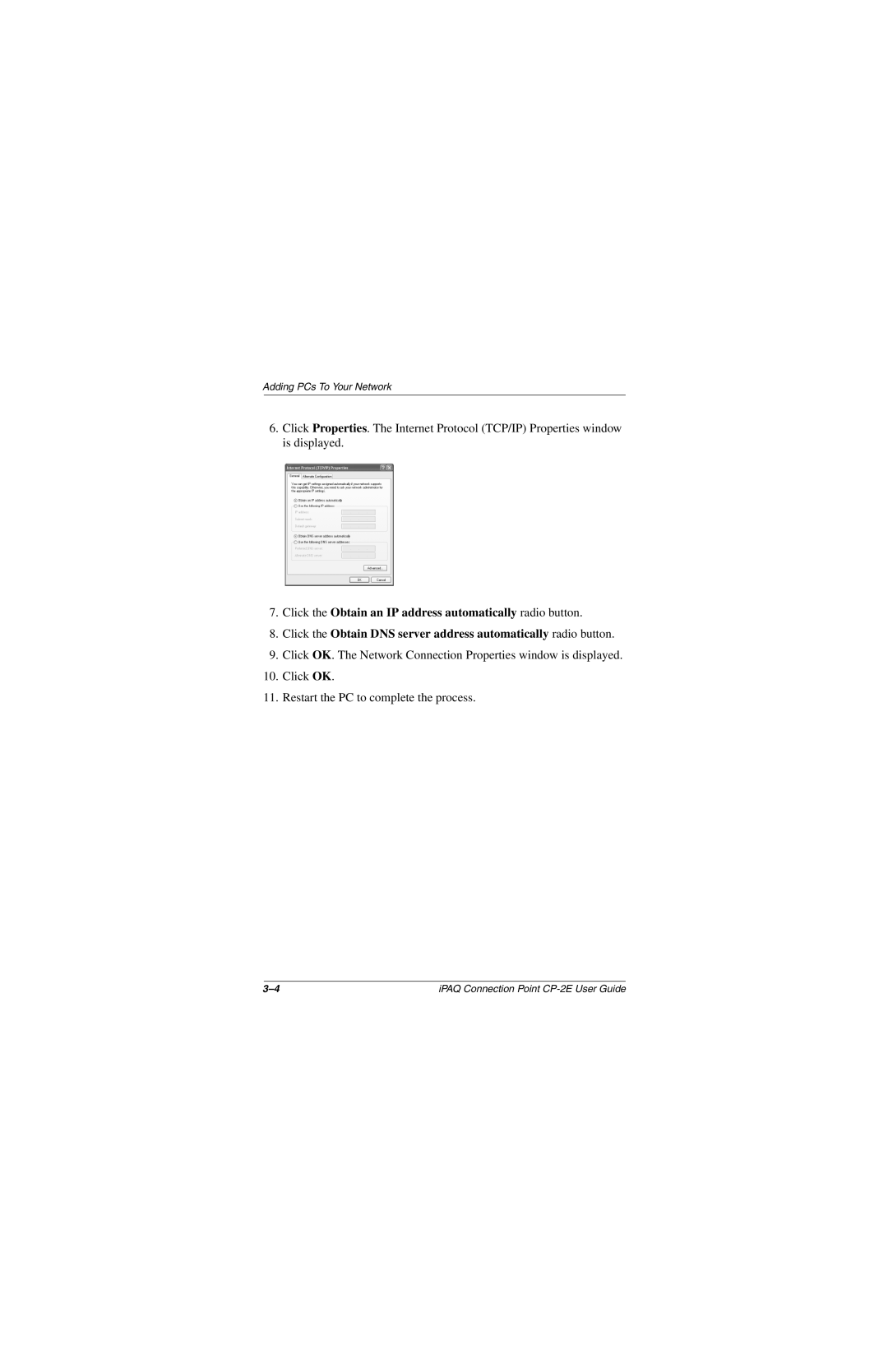 Compaq CP-2E manual Adding PCs To Your Network 