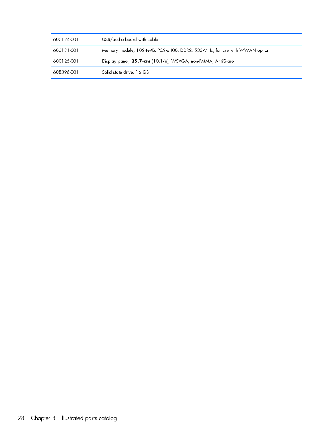 Compaq CQ10, 102 manual Illustrated parts catalog 