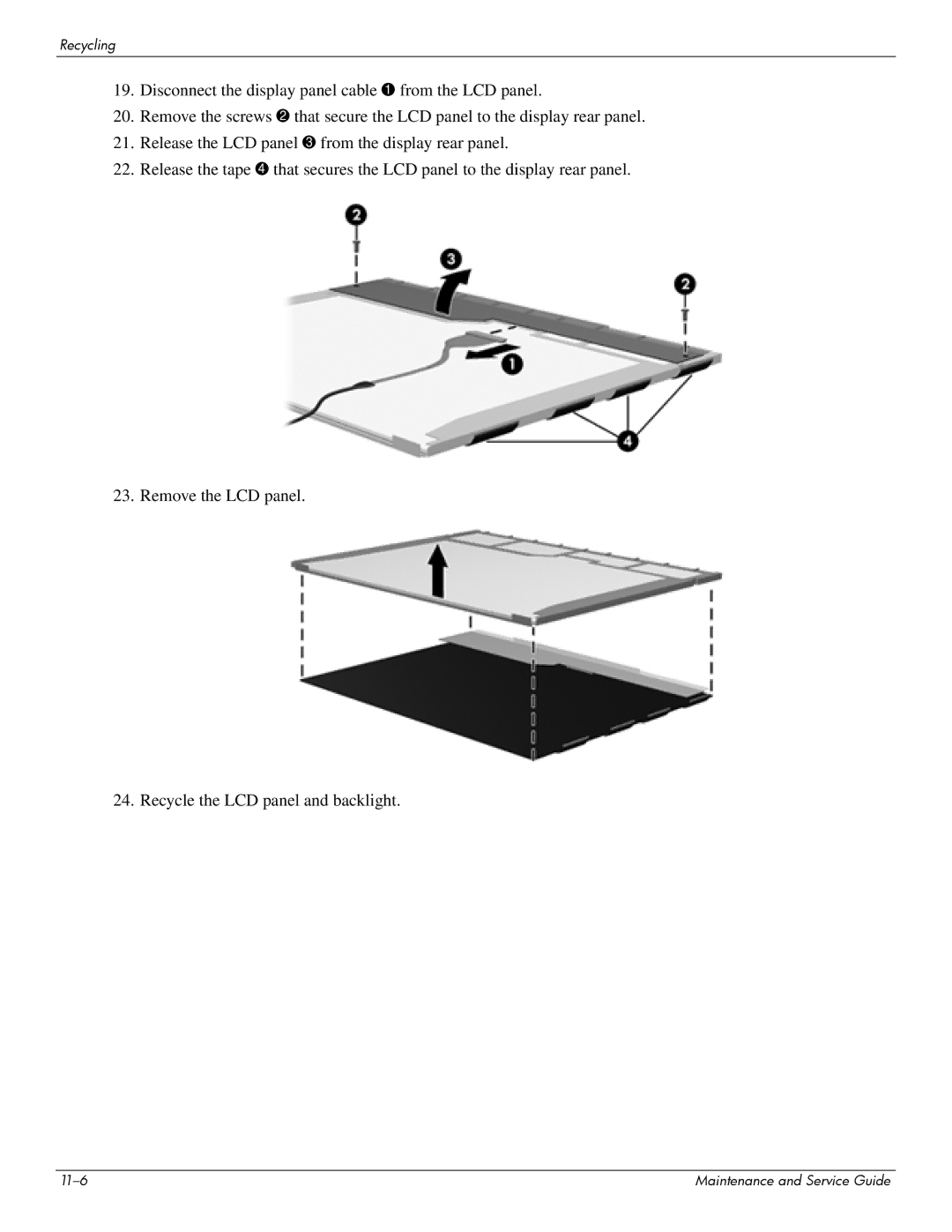 Compaq CQ20 manual 11-6 