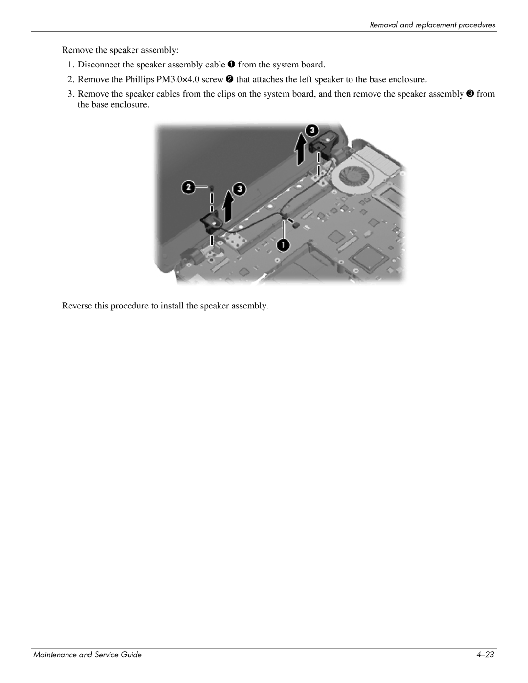 Compaq CQ20 manual Removal and replacement procedures 