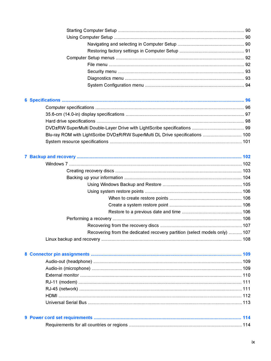 Compaq CQ42 manual 102 