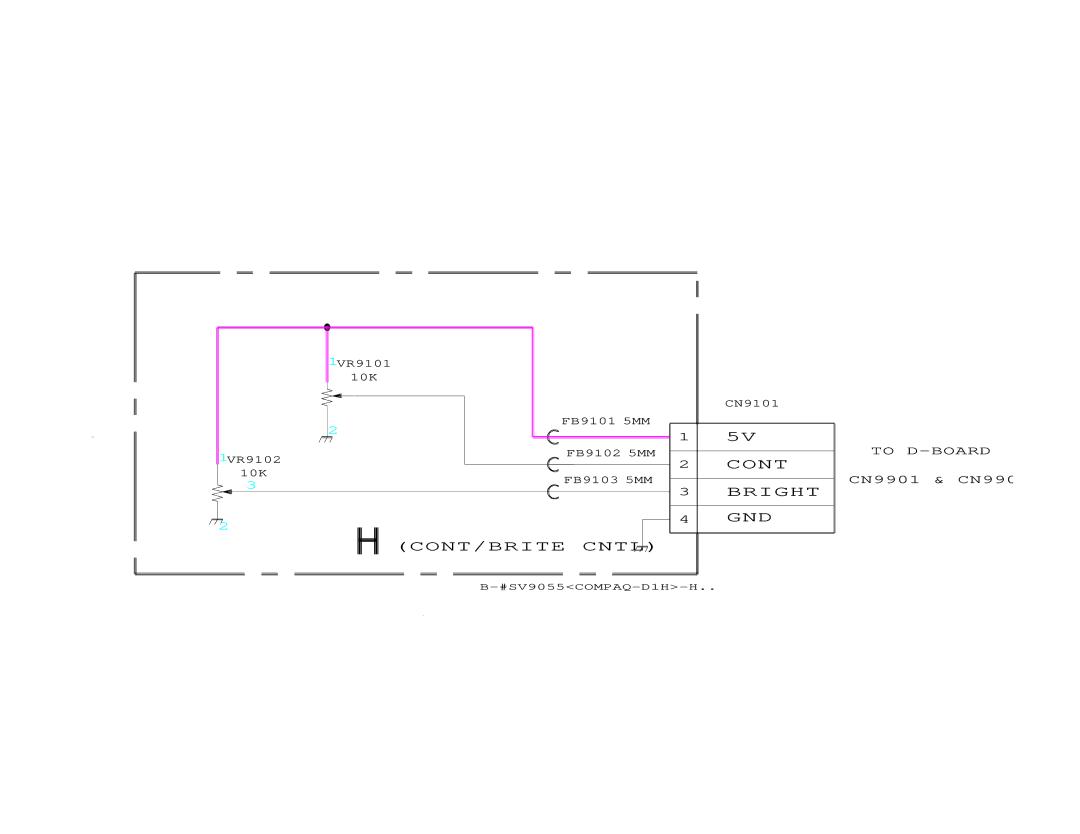 Compaq D-1H specifications CONT/BRITE Cntl 