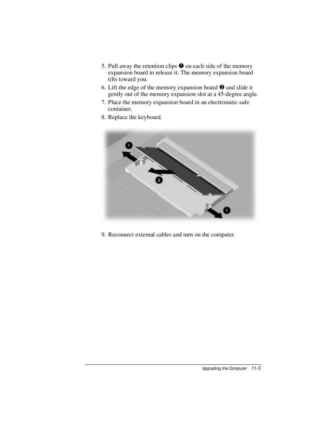 Compaq E500 specifications Upgrading the Computer 