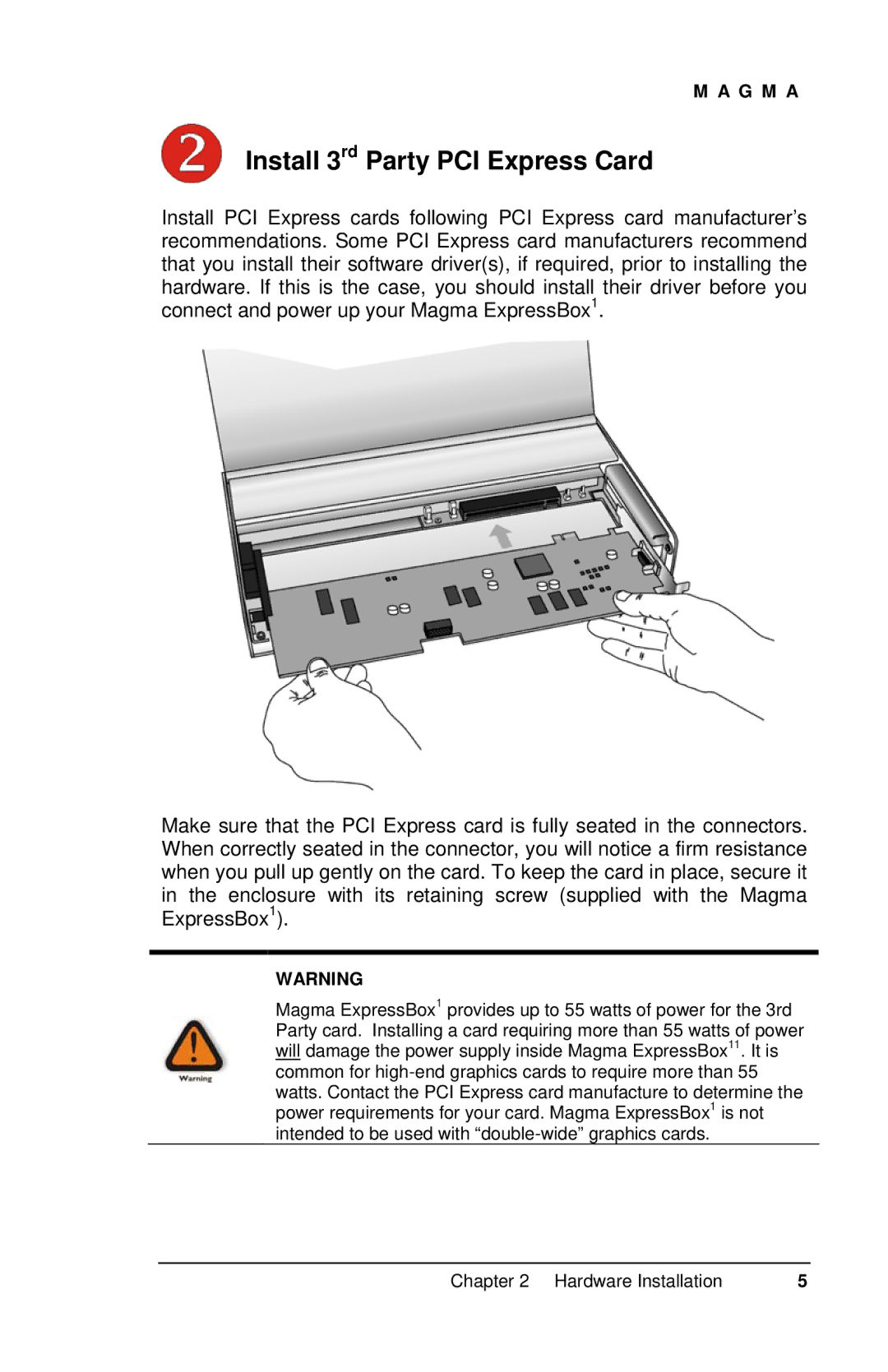 Compaq EB1F, EB1H user manual Install 3rd Party PCI Express Card 