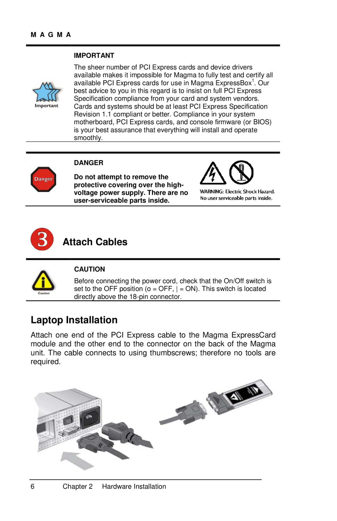 Compaq EB1H, EB1F user manual Attach Cables, Laptop Installation 