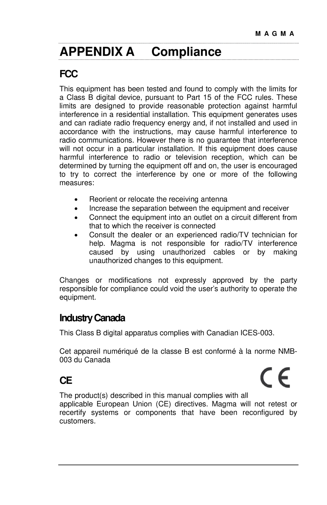 Compaq EB1F, EB1H user manual Appendix a Compliance, IndustryCanada 