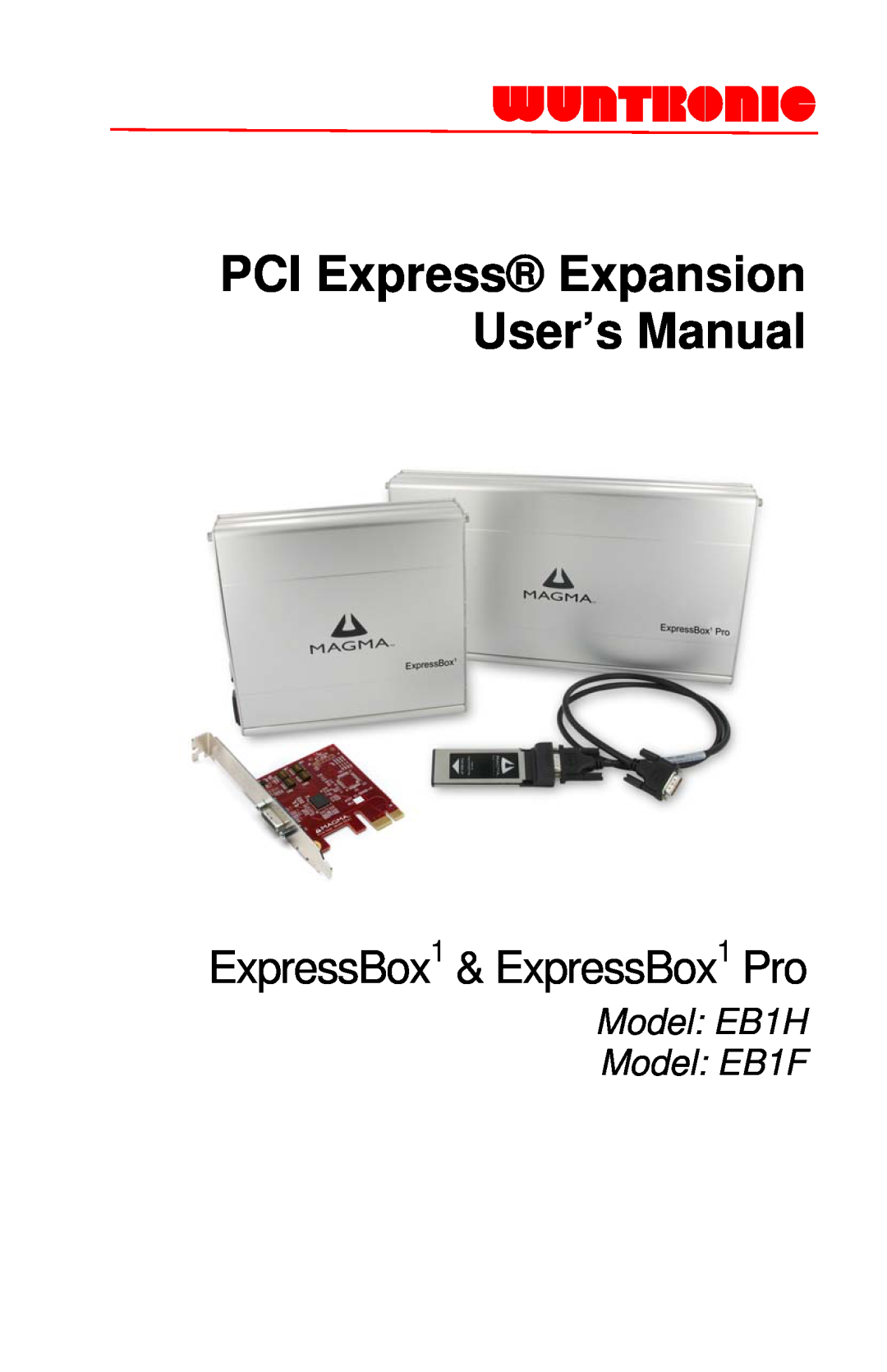 Compaq user manual PCI Express Expansion User’s Manual, ExpressBox1 & ExpressBox1 Pro, Model EB1H Model EB1F 