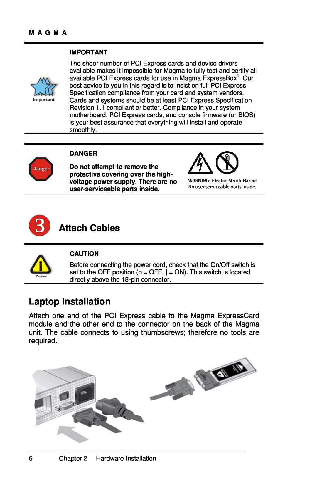 Compaq EB1H, EB1F user manual Attach Cables, Laptop Installation 