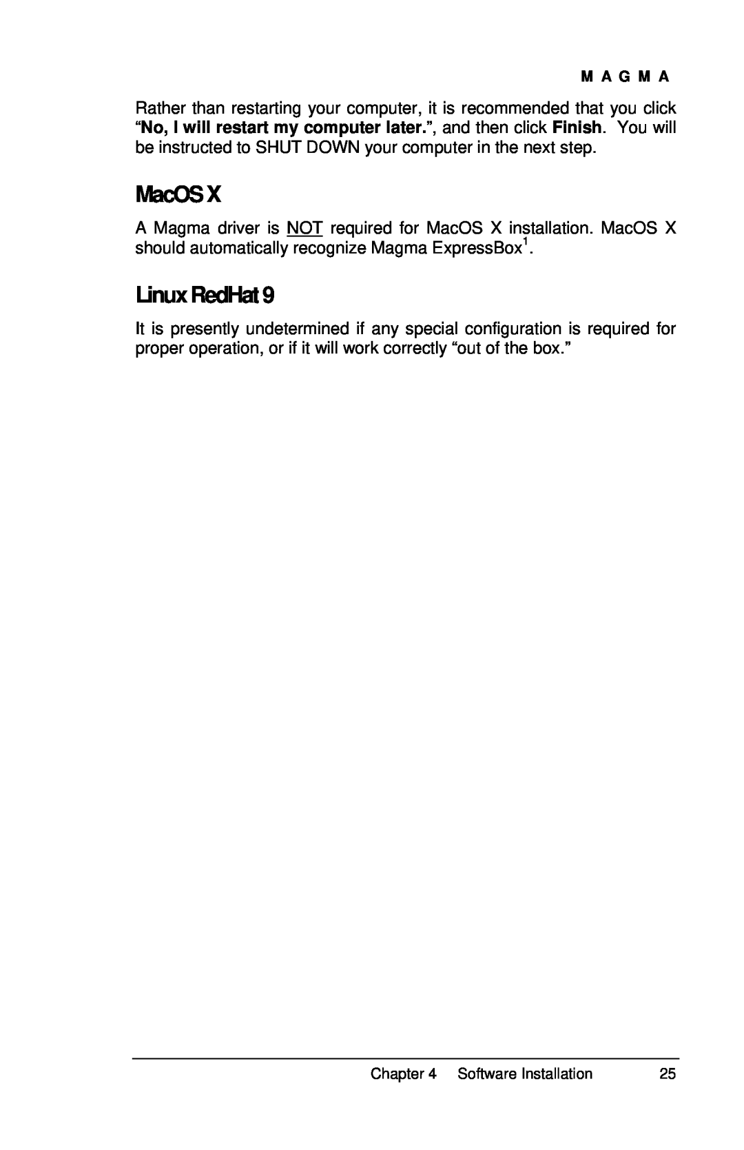 Compaq EB1F, EB1H user manual MacOSX, LinuxRedHat9 