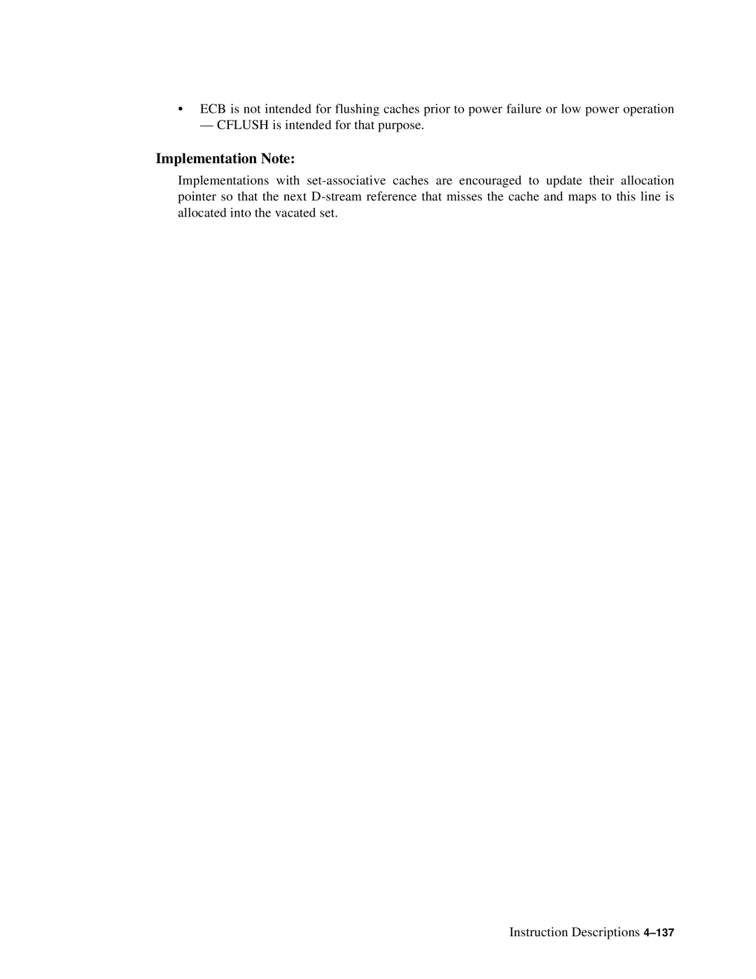 Compaq ECQD2KCTE manual Implementation Note 