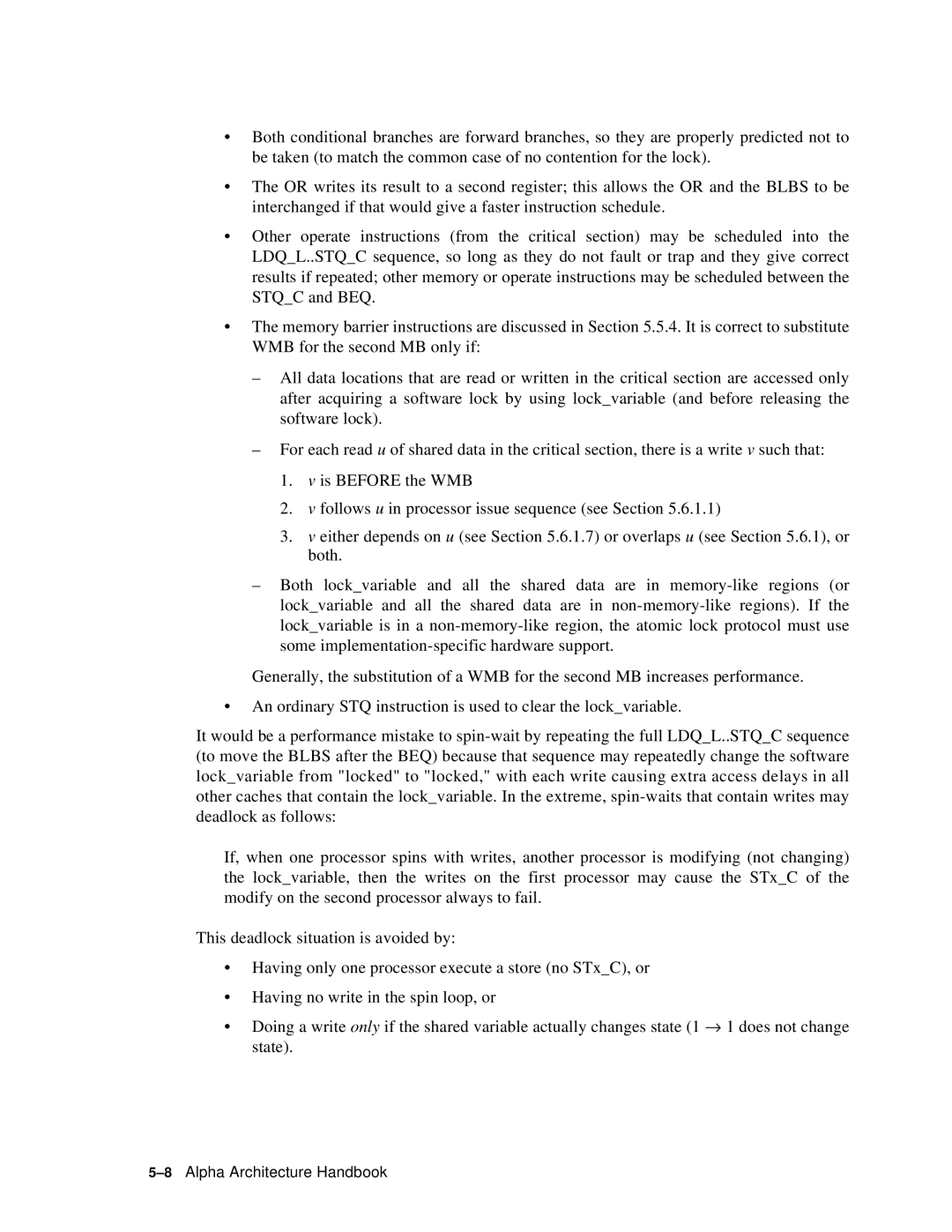 Compaq ECQD2KCTE manual 8Alpha Architecture Handbook 