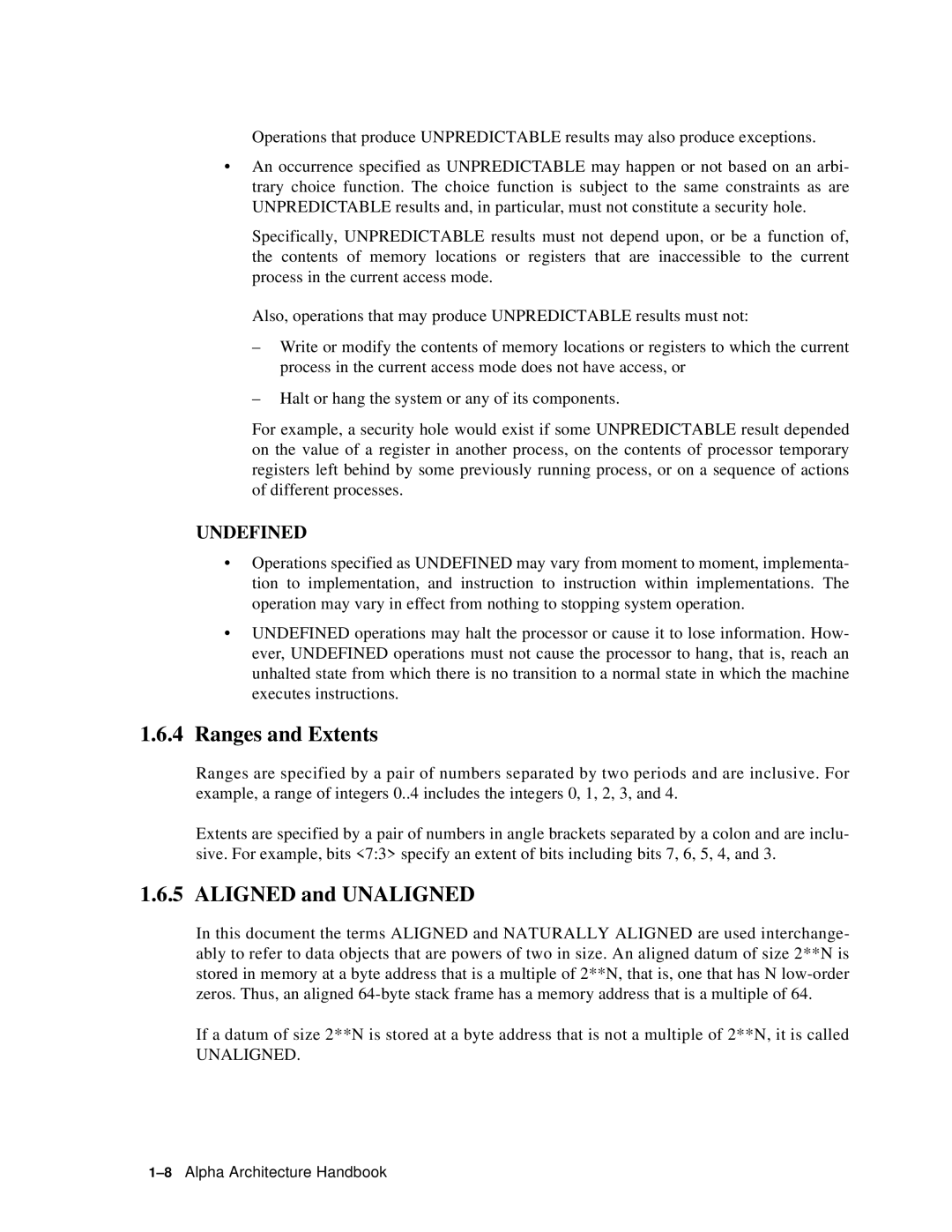 Compaq ECQD2KCTE manual Ranges and Extents, Aligned and Unaligned 