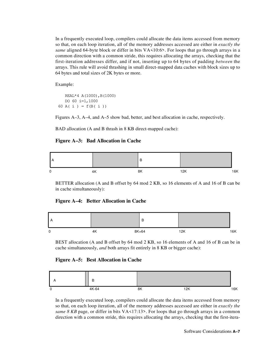 Compaq ECQD2KCTE manual Figure A-3 Bad Allocation in Cache 