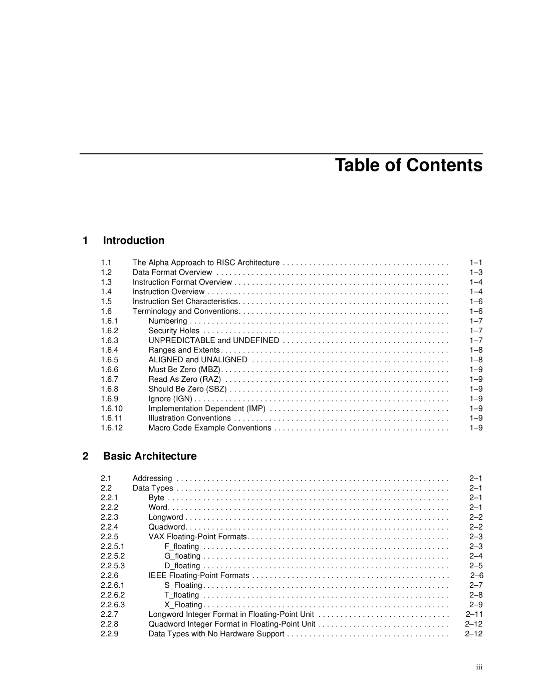 Compaq ECQD2KCTE manual Table of Contents 