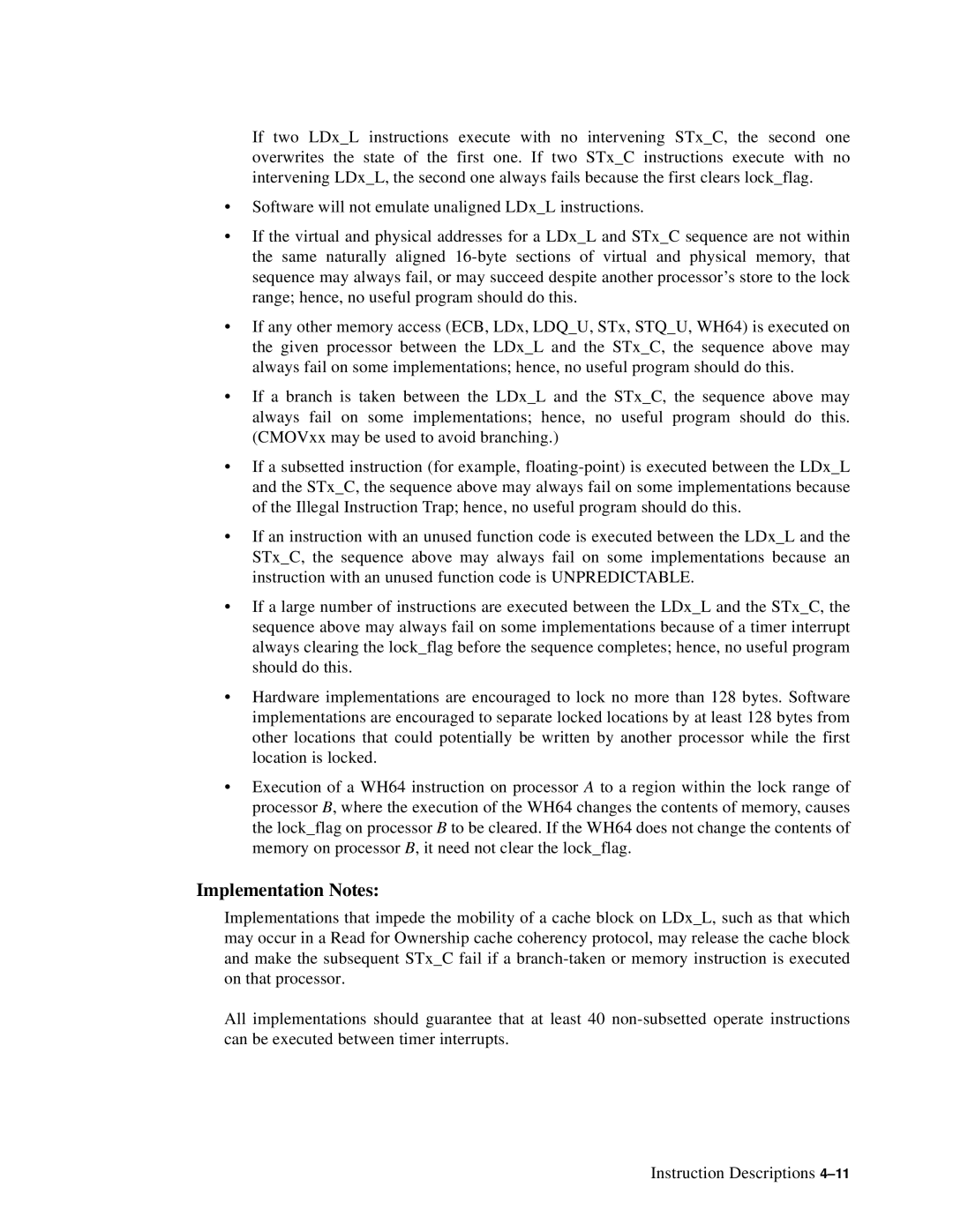 Compaq ECQD2KCTE manual Implementation Notes 