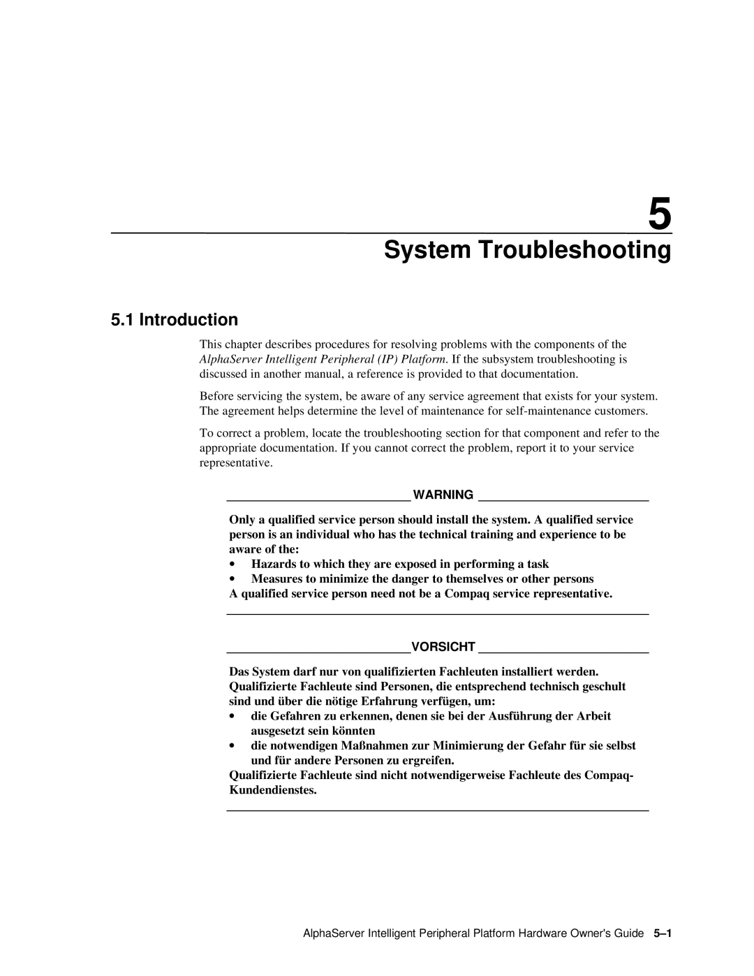 Compaq EK-ASIP2-OG. D01 manual System Troubleshooting, Introduction 