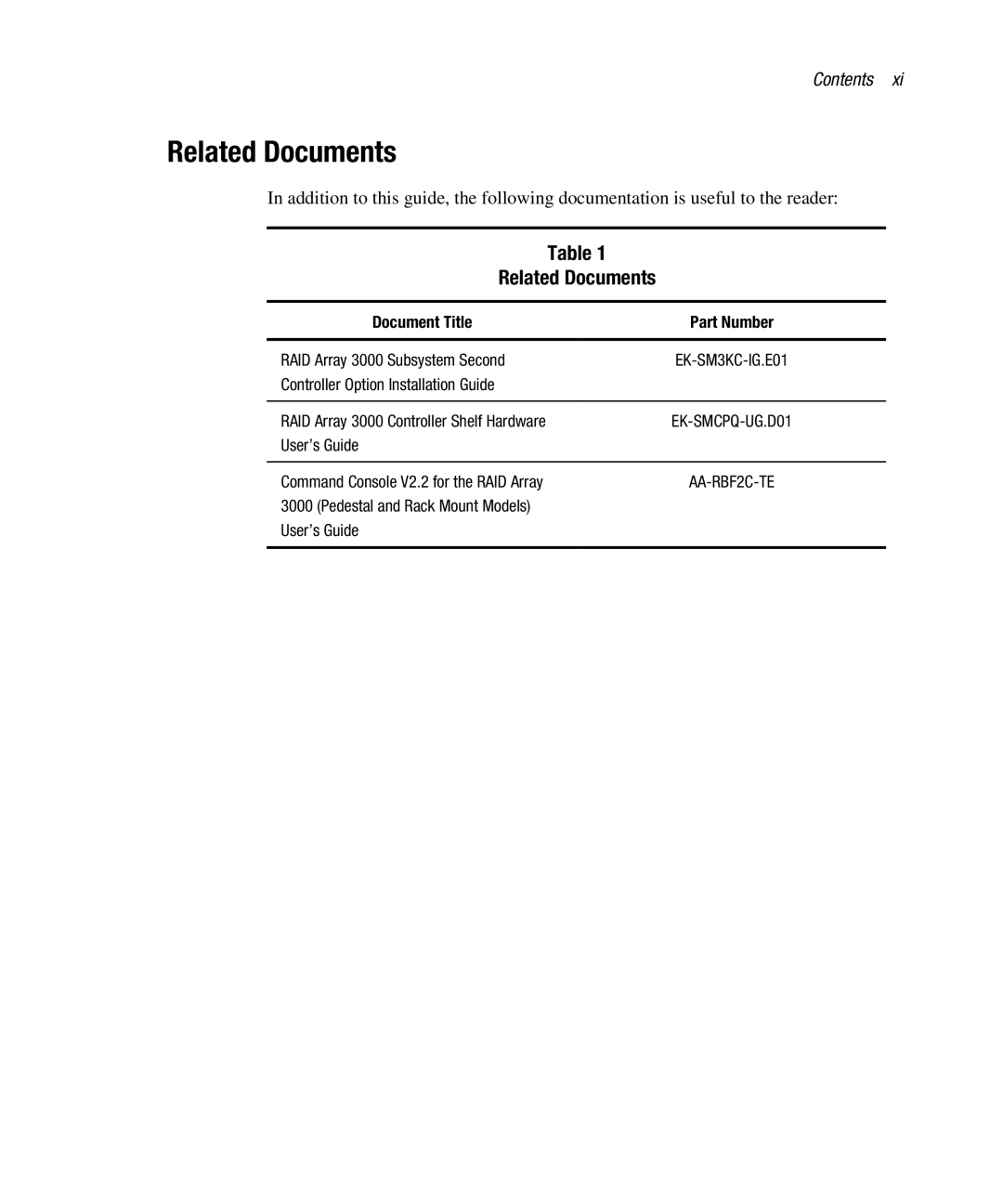 Compaq EK-SMCPO-UG. C01 manual Related Documents 