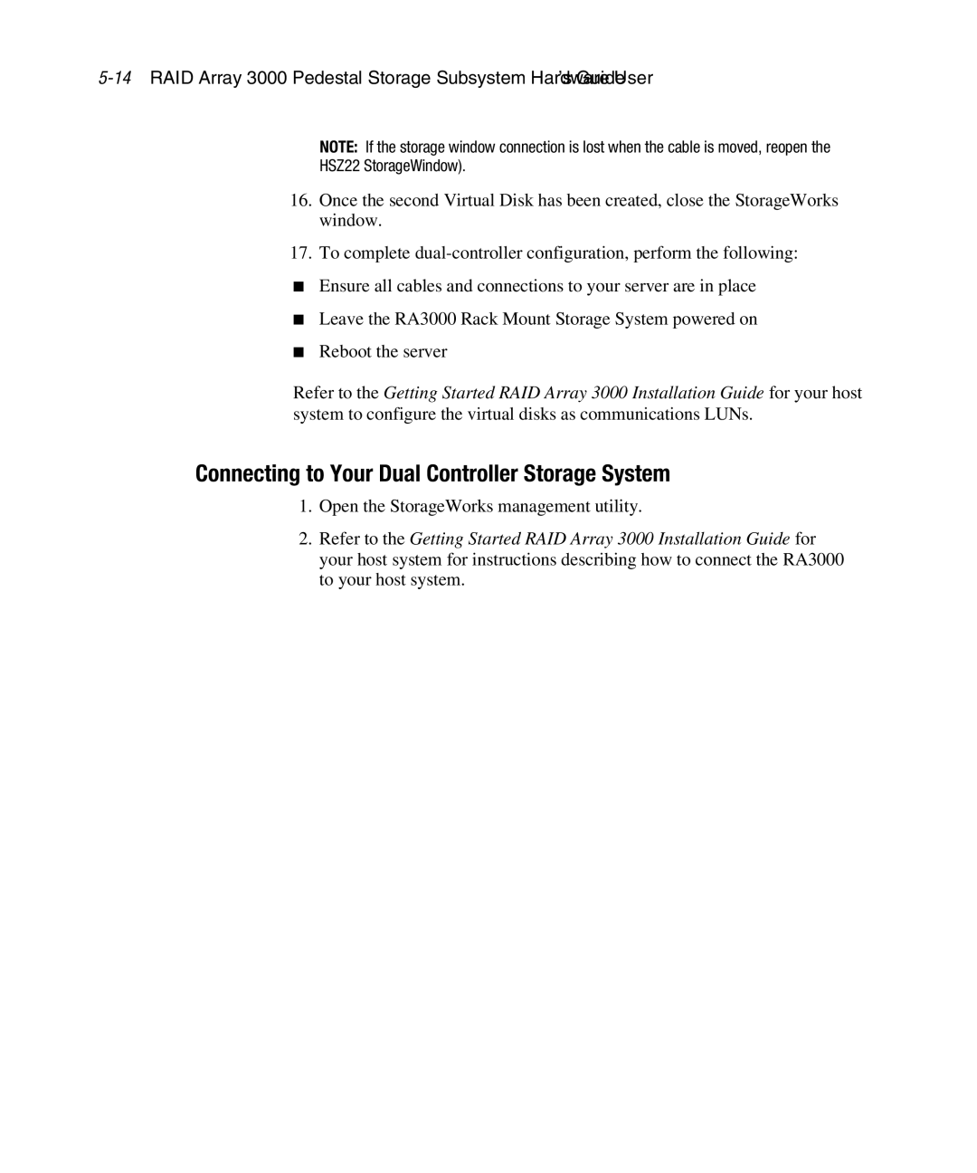 Compaq EK-SMCPO-UG. C01 manual Connecting to Your Dual Controller Storage System 