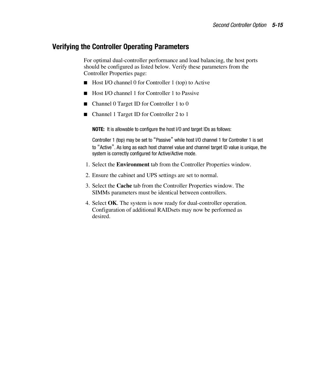 Compaq EK-SMCPO-UG. C01 manual Verifying the Controller Operating Parameters 