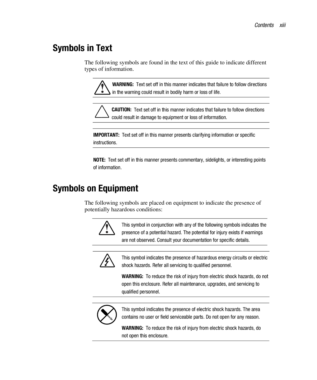 Compaq EK-SMCPO-UG. C01 manual Symbols in Text 