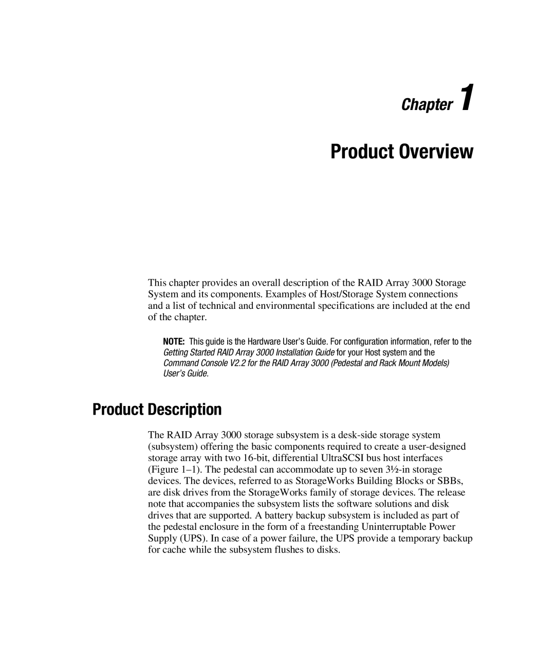 Compaq EK-SMCPO-UG. C01 manual Product Overview, Product Description 