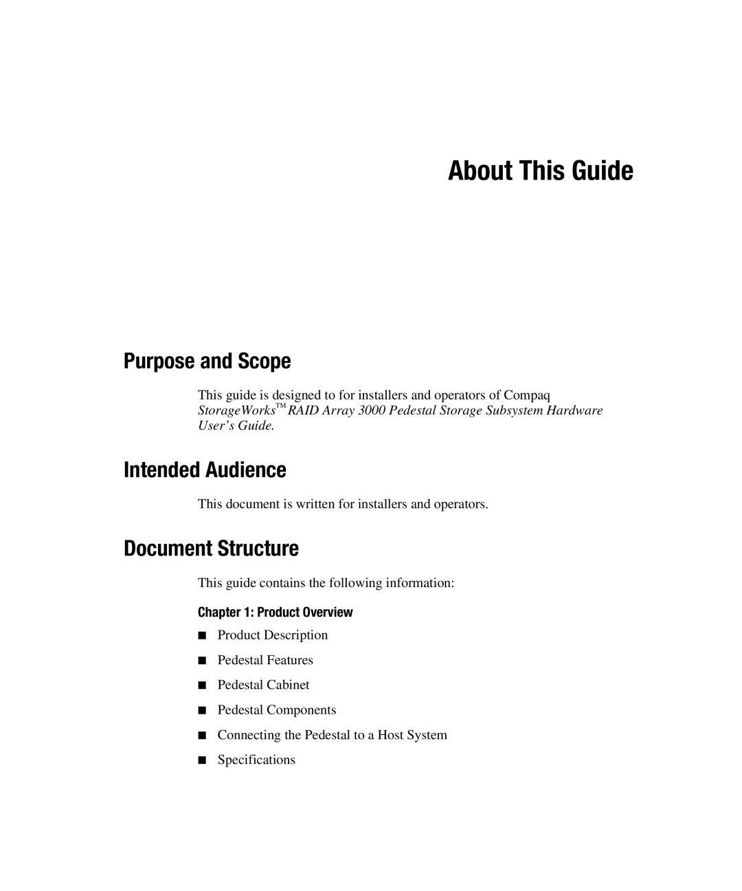 Compaq EK-SMCPO-UG. C01 manual About This Guide 