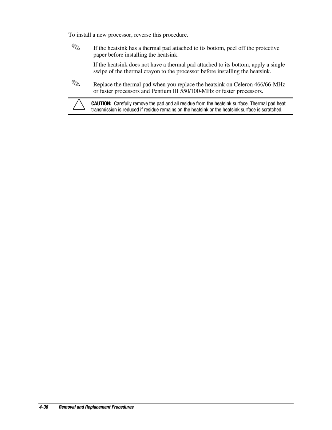 Compaq EP Series manual Removal and Replacement Procedures 