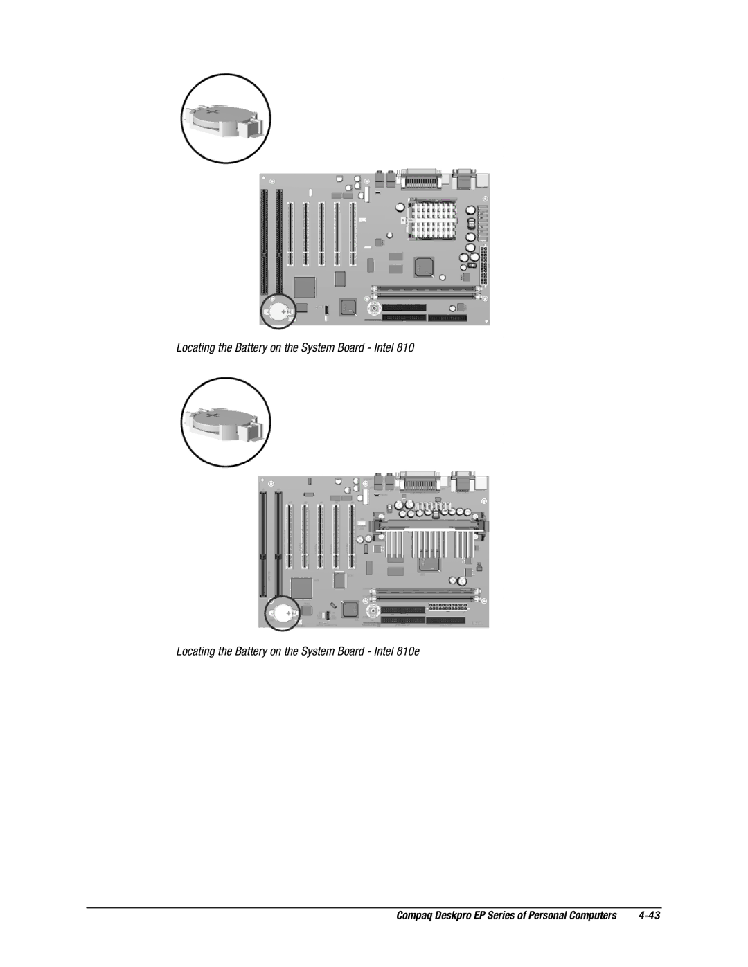 Compaq manual Compaq Deskpro EP Series of Personal Computers 