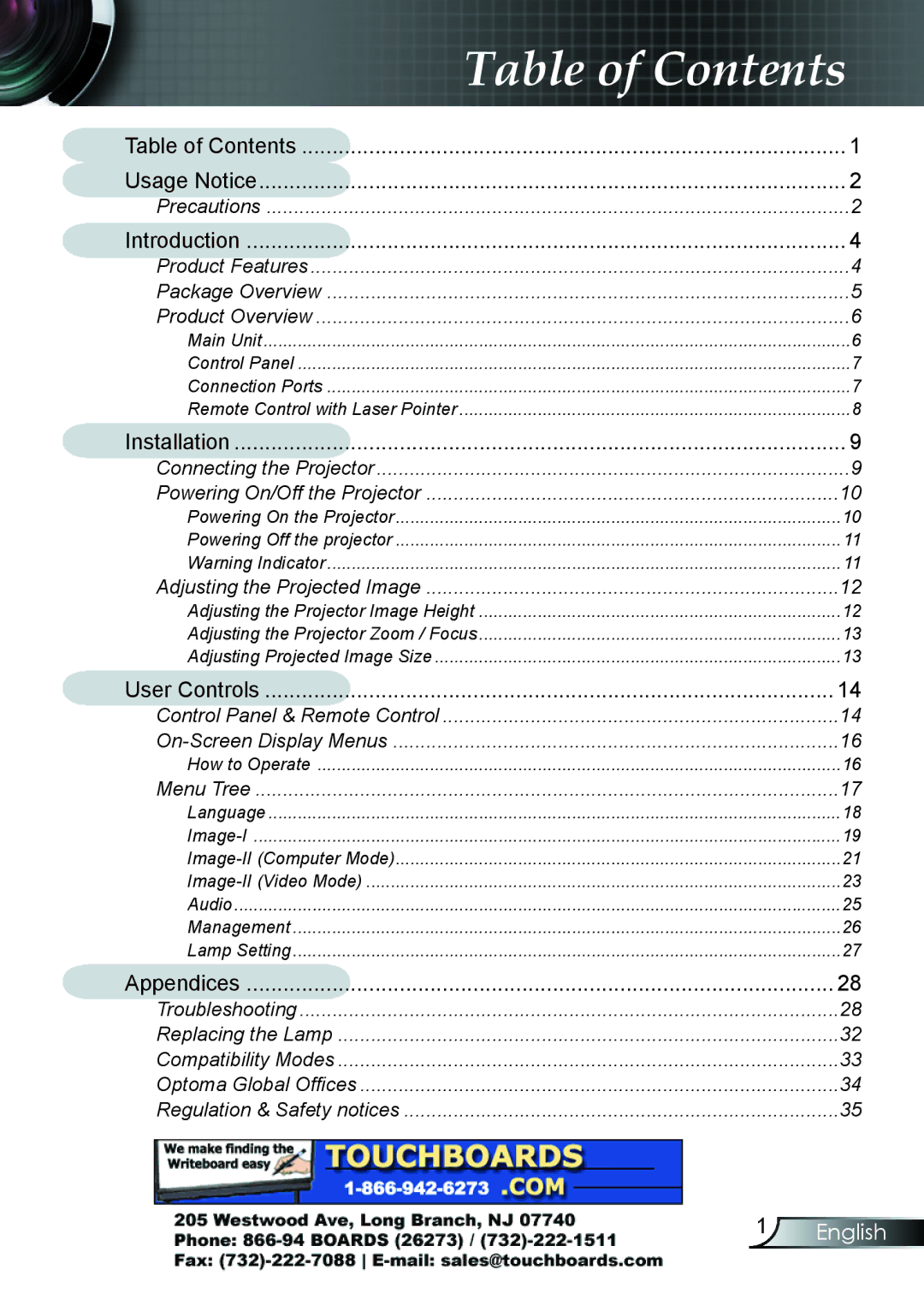 Compaq EP7150 manual Table of Contents 