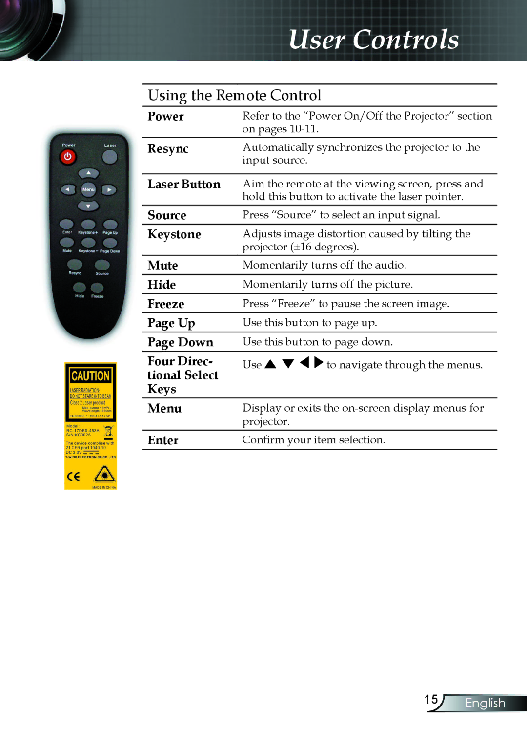 Compaq EP7150 manual Using the Remote Control 