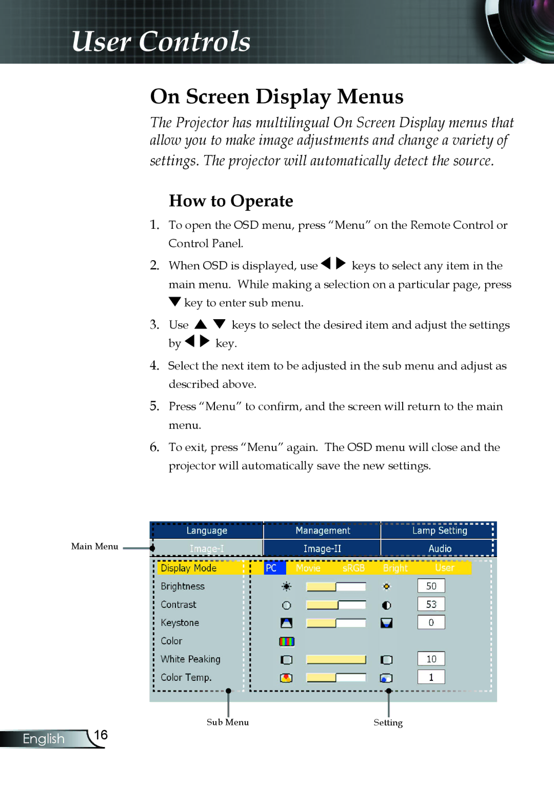 Compaq EP7150 manual On Screen Display Menus, How to Operate 