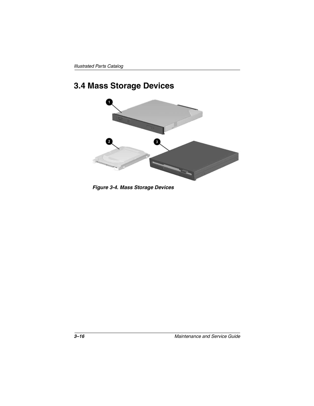 Compaq Presario 2800, Evo N800c Series, Evo N800w Series, Evo N800v Series manual Mass Storage Devices 