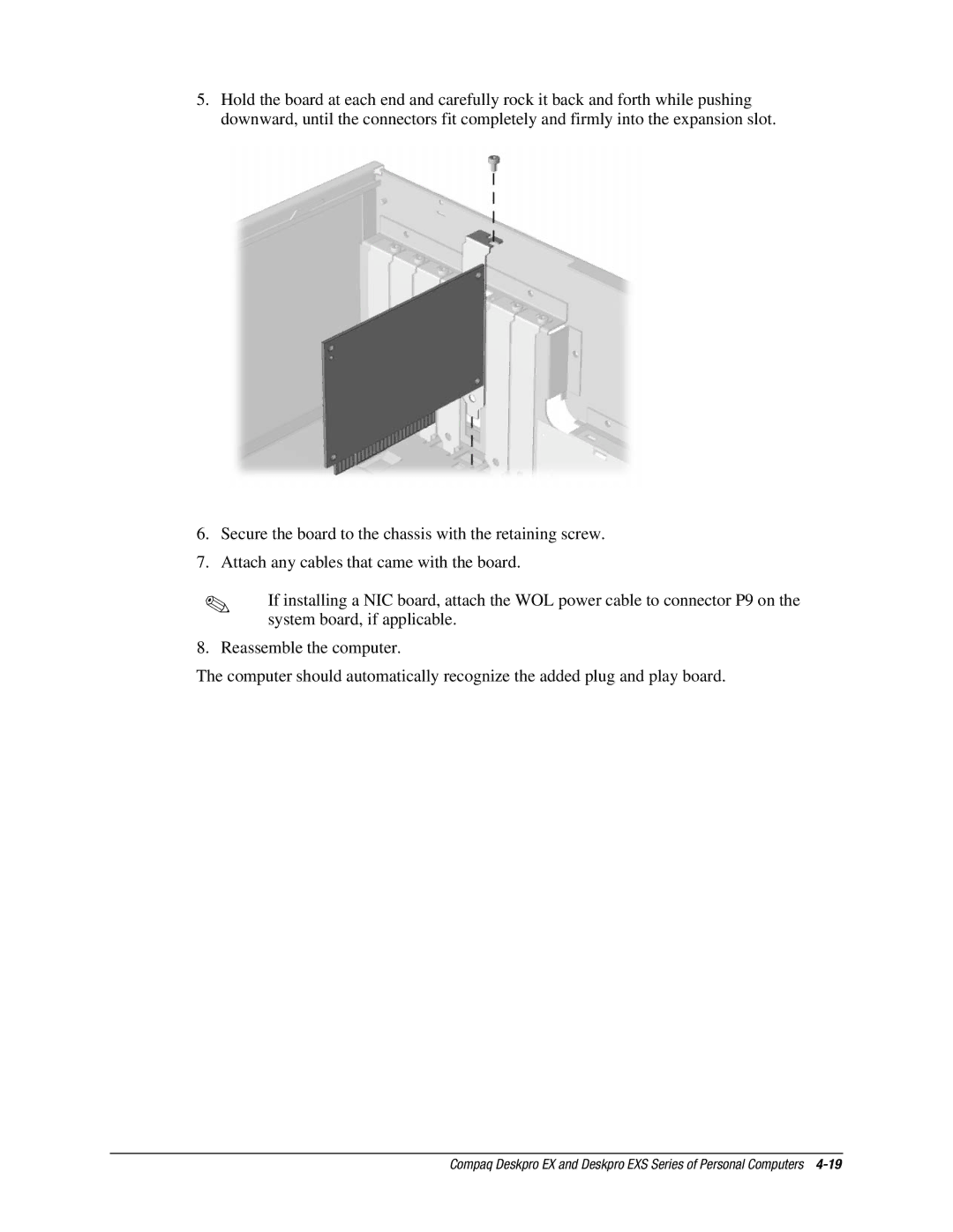 Compaq EXS Series, EX Series manual 