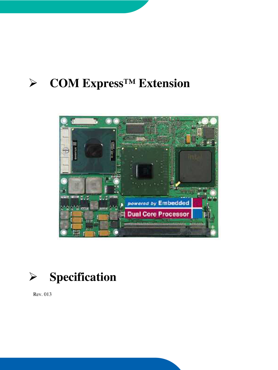 Compaq manual COM Express Extension Specification 