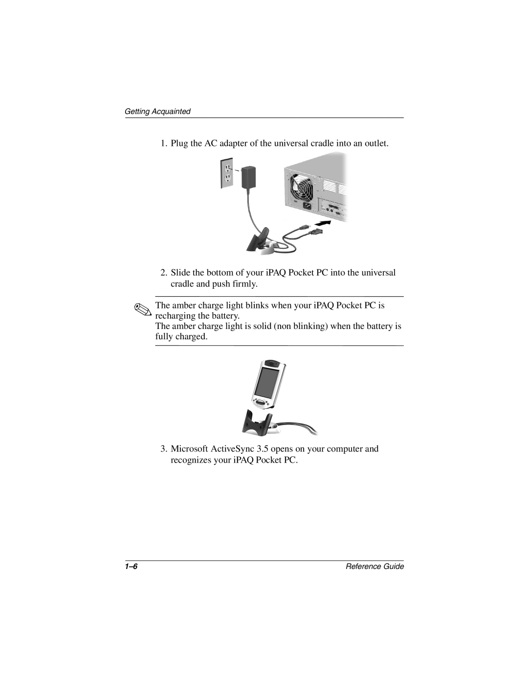 Compaq H3800 manual Getting Acquainted 