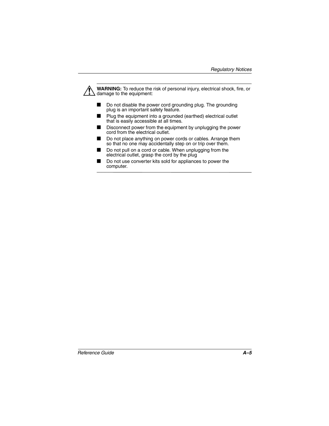 Compaq H3800 manual Reference Guide 