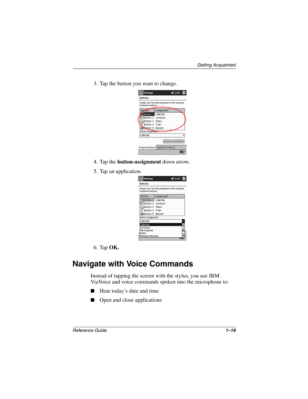 Compaq H3800 manual Navigate with Voice Commands 