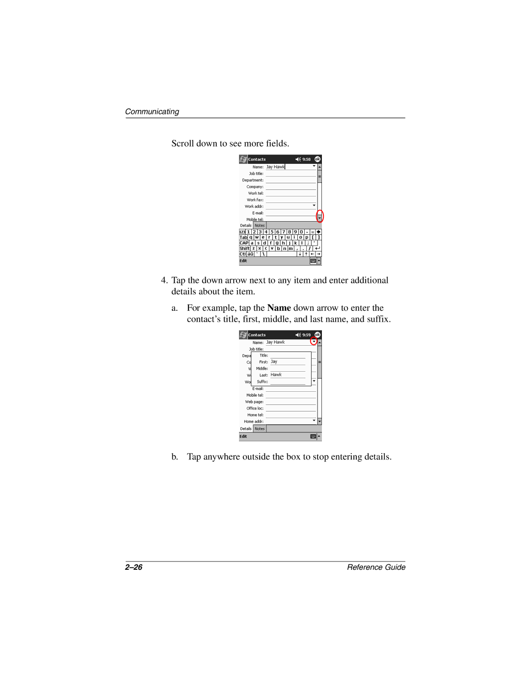 Compaq H3800 manual Communicating 