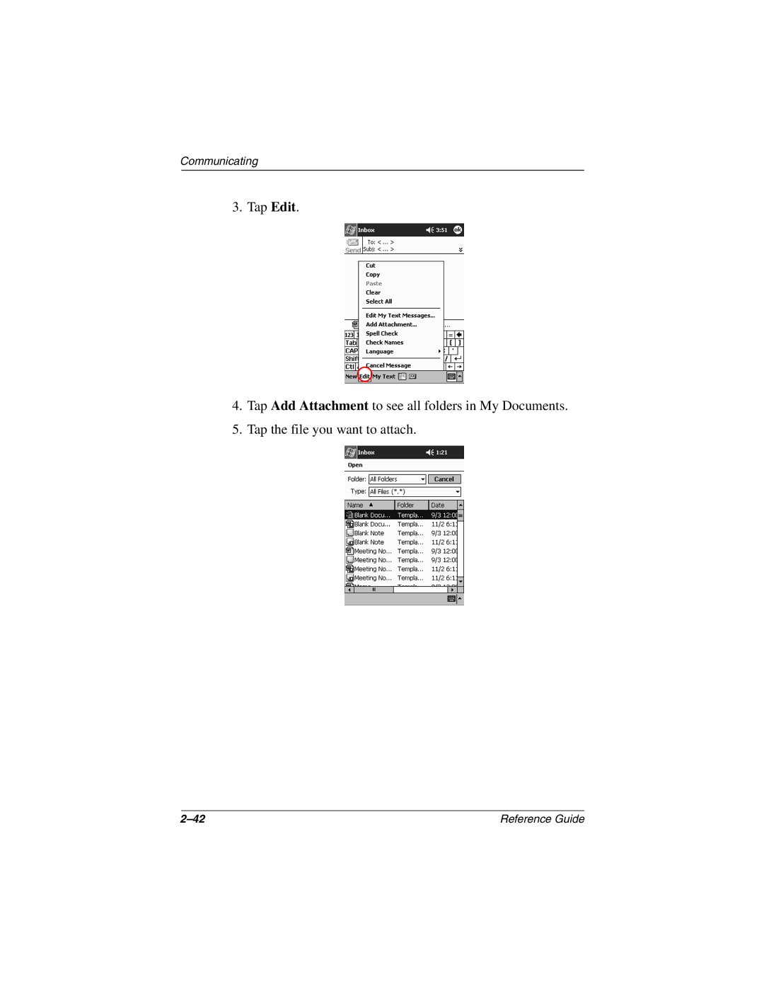 Compaq H3800 manual Communicating 