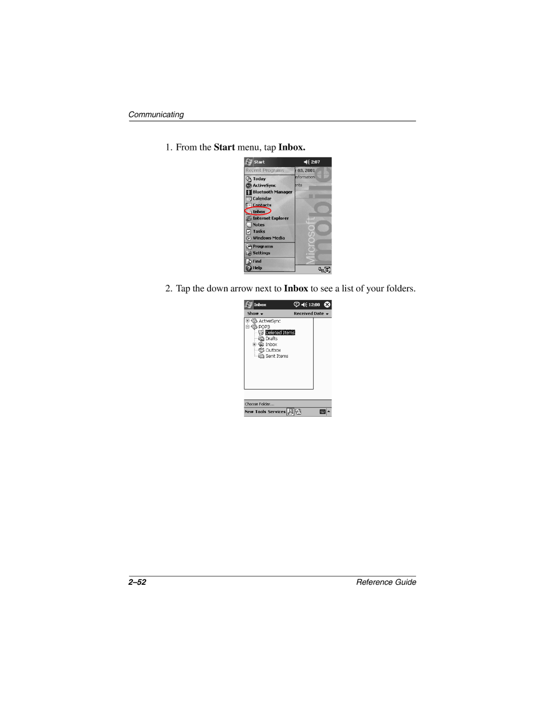 Compaq H3800 manual Communicating 