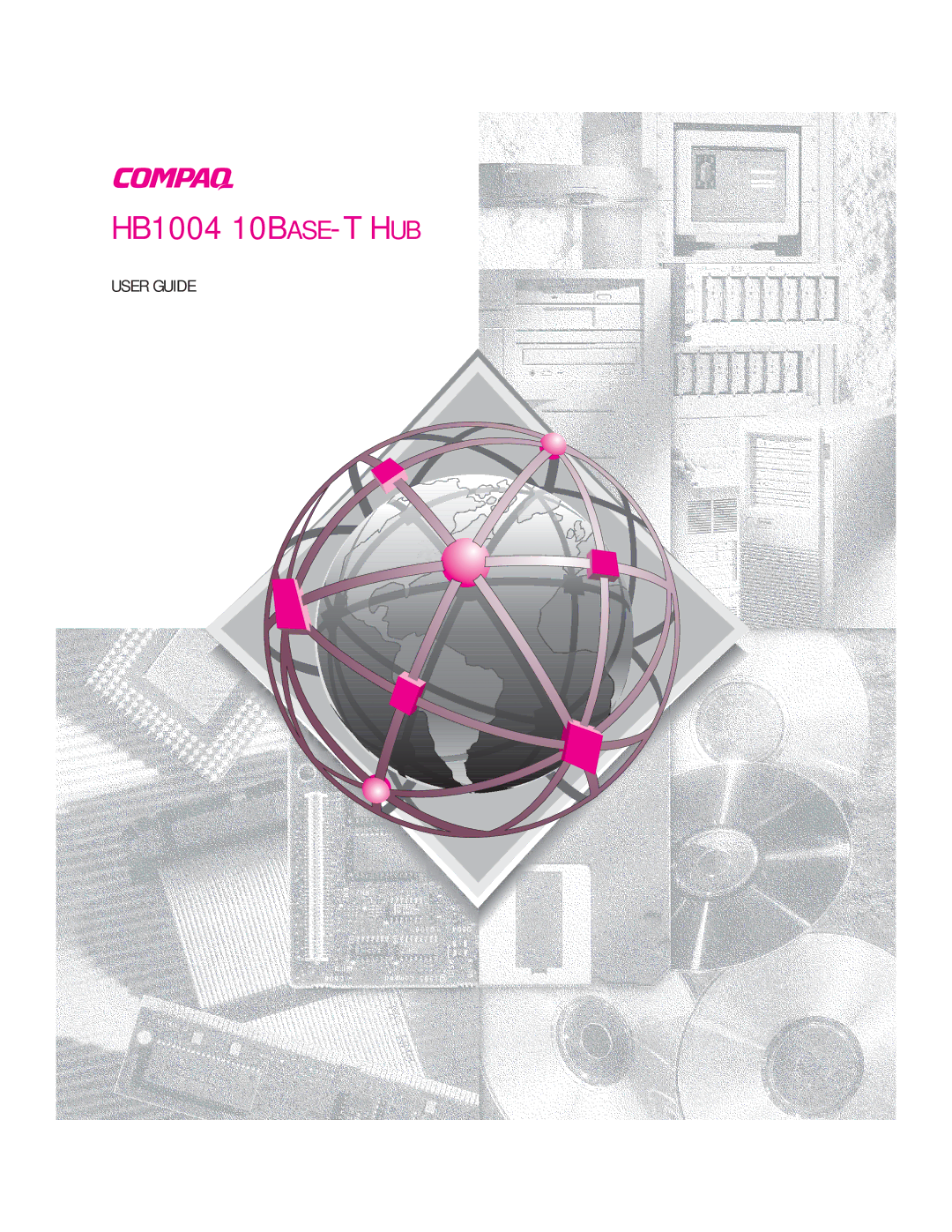 Compaq manual HB1004 10BASE-T HUB 