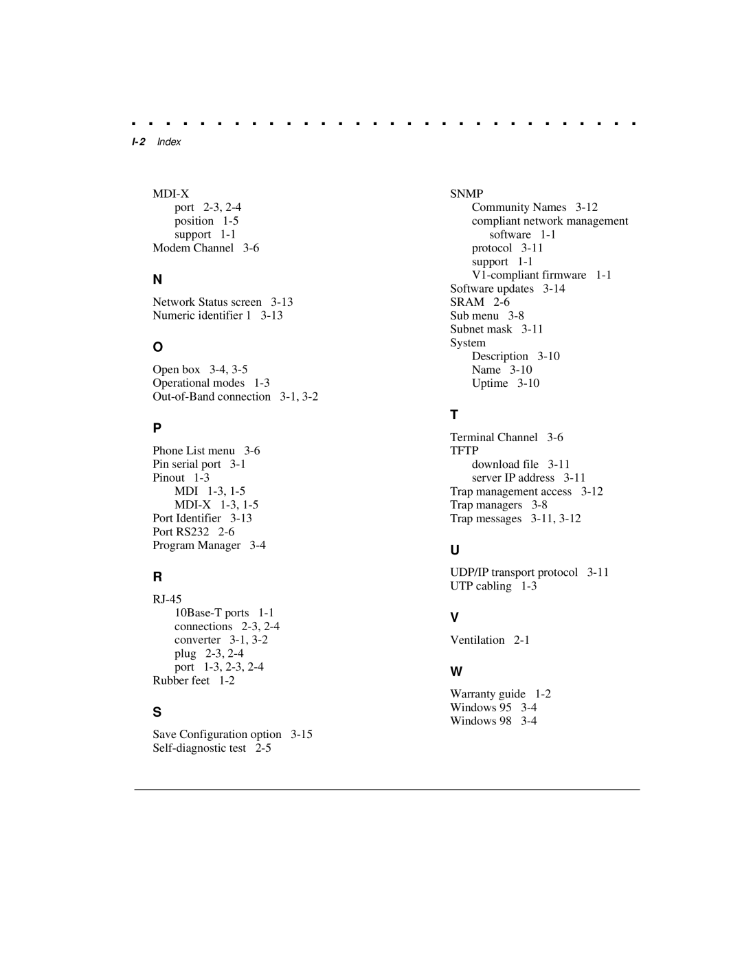 Compaq HB1004 manual 2Index 