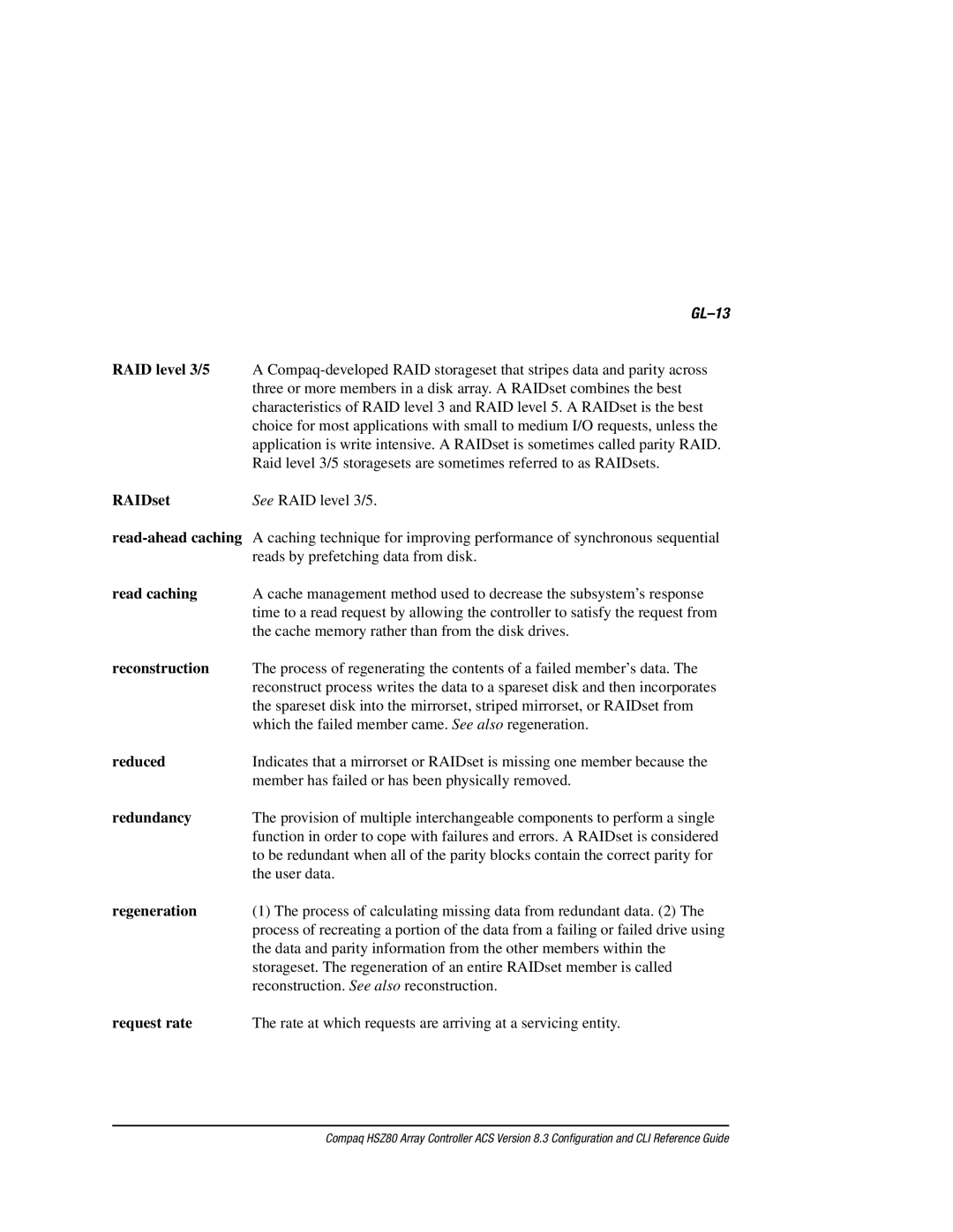 Compaq HSZ80 manual RAIDset 