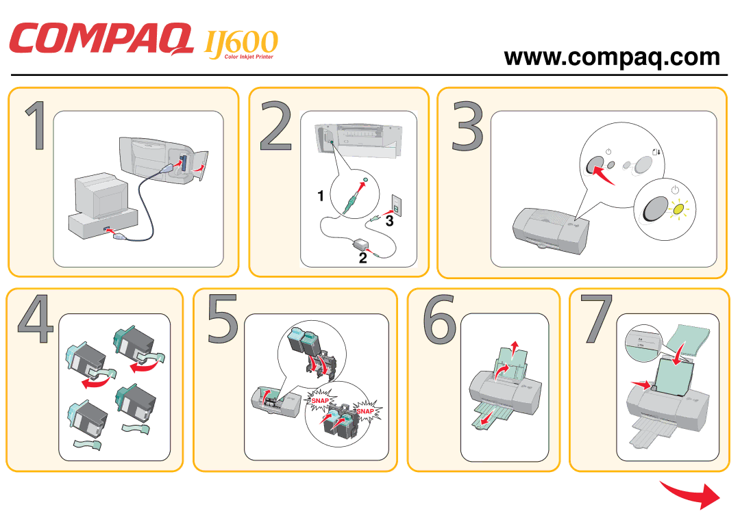 Compaq IJ600 manual Snap 