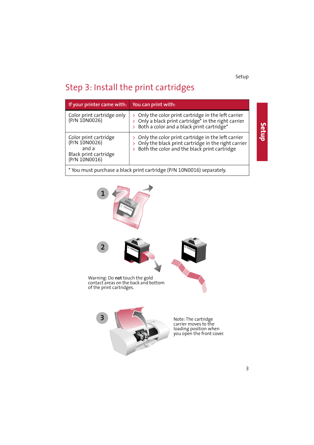 Compaq IJ650 manual Install the print cartridges, You can print with 