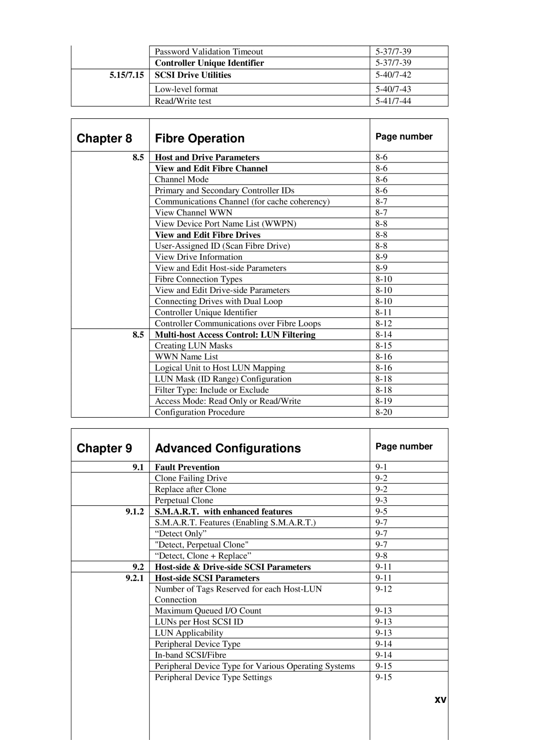 Compaq Infortrend manual Chapter Fibre Operation, Chapter Advanced Configurations 